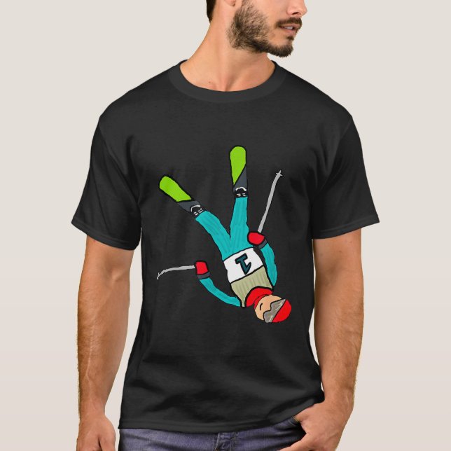 Camiseta Esqui estilo livre  (Frente)