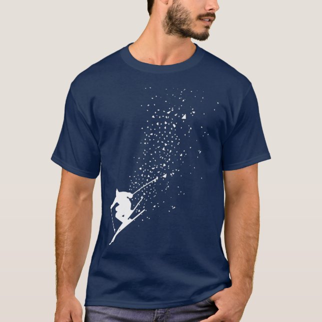 Camiseta Esqui Estilo Livre Esquiando Freeski Fortaleciment (Frente)