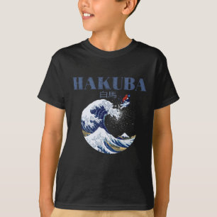 Camiseta Esqui HAKUBA, Arte Japonesa Vintage