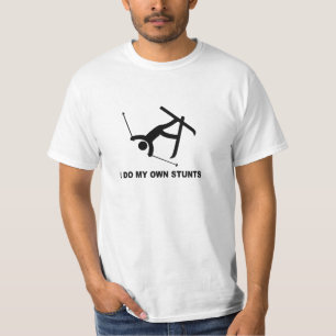 Camiseta esqui incondicional "eu faço o dublê de todos me