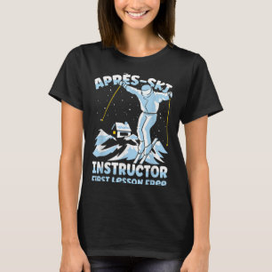 Camiseta Esqui Instrutor de Esqui Apres _1