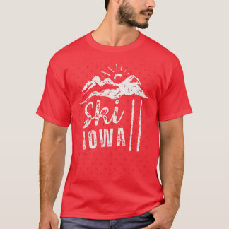 Camiseta Esqui Iowa Abalado Grosseiro