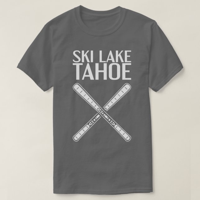 Camiseta Esqui Lago Tahoe 2 (Frente do Design)