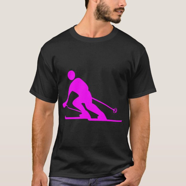 Camiseta Esqui - Magenta (Frente)