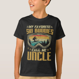 Camiseta Esqui - Meus Companheiros de Esqui Favoritos Me Ch