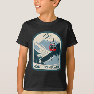 Camiseta Esqui Mont-tremblant Retro Estilo Vintage Mont-tre