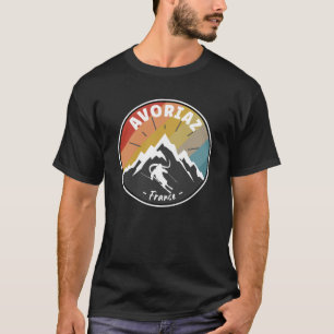 Camiseta Esqui Na França Avoriaz