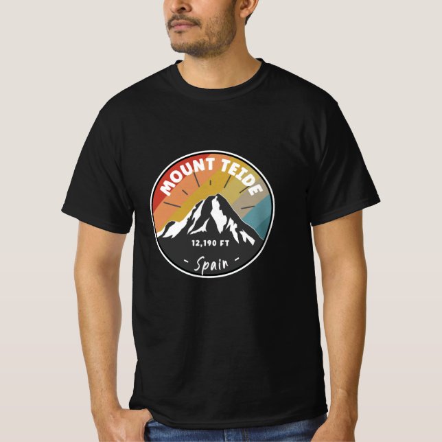 Camiseta Esqui No Monte Teide - Espanha (Frente)