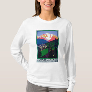 Camiseta Esqui no poster do promocional de Combloux