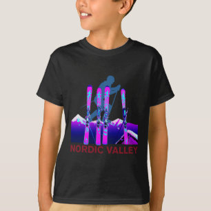 Camiseta Esqui Nórdico Vale Retro 90s Esqui Vale Nórdico