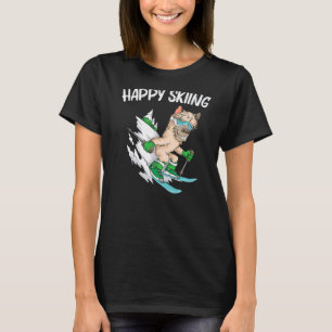 Camiseta Esqui Para Homens Mulheres Esquiar Estilo Livre Sk