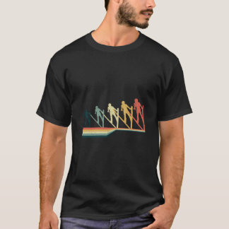 Camiseta Esqui Pulando Funny Gift Retro
