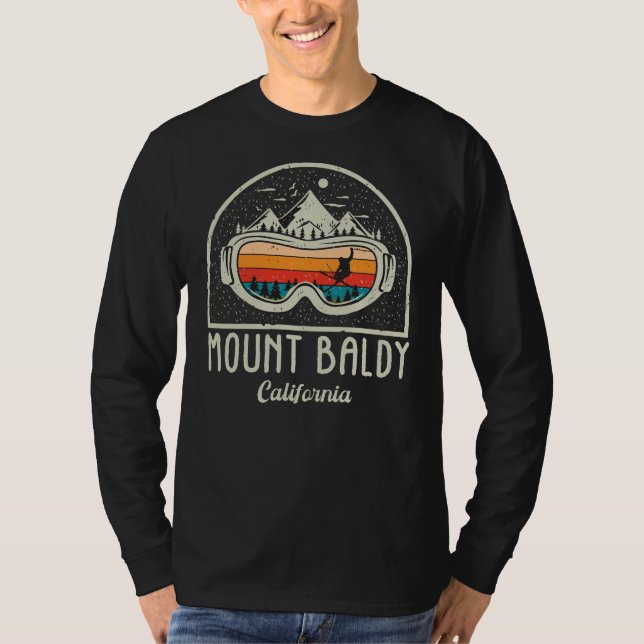 Camiseta Esqui Retro no Monte Baldy California, (Frente)