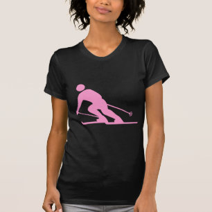 Camiseta Esqui - rosa