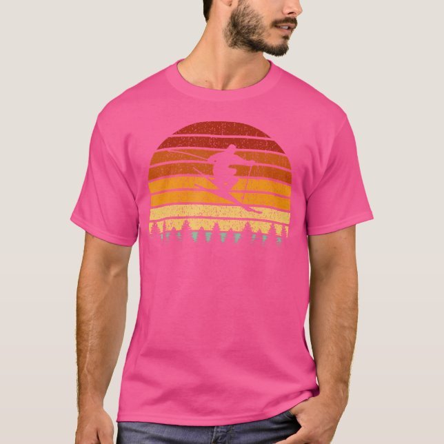 Camiseta Esqui Sunset Para Esquiadores (Frente)