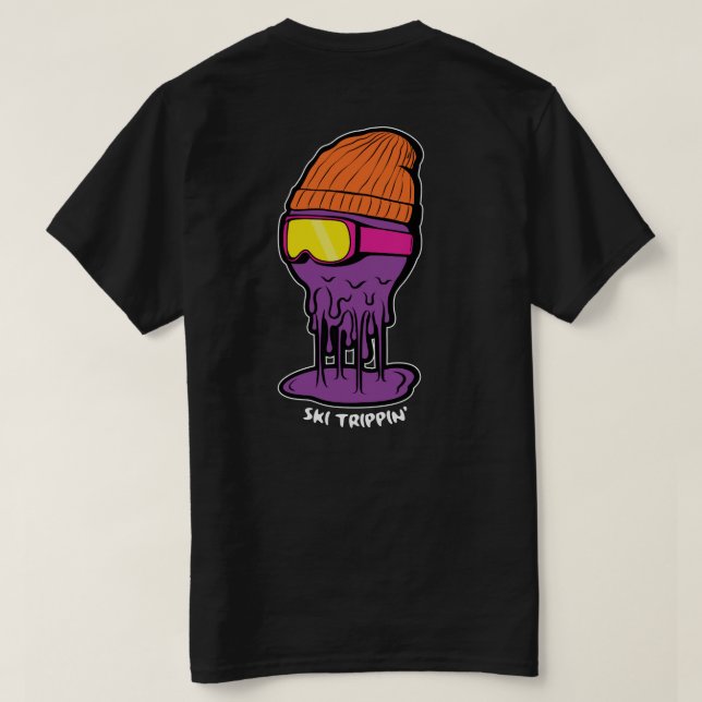 Camiseta Esqui Trippin (Verso do Design)