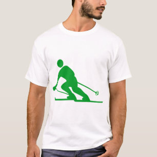 Camiseta Esqui - Verde Grama