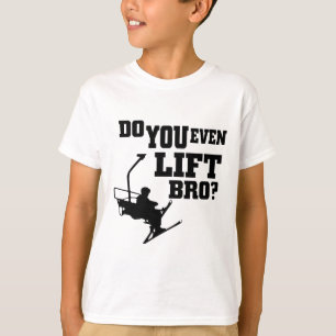 Camiseta Esqui - Você Levanta Mesmo, Irmão