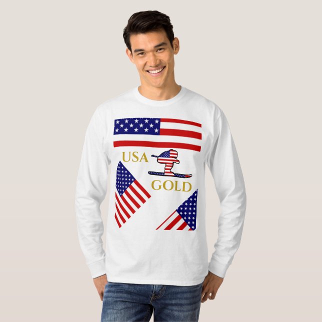CAMISETA ESQUIADOR (Frente Completa)