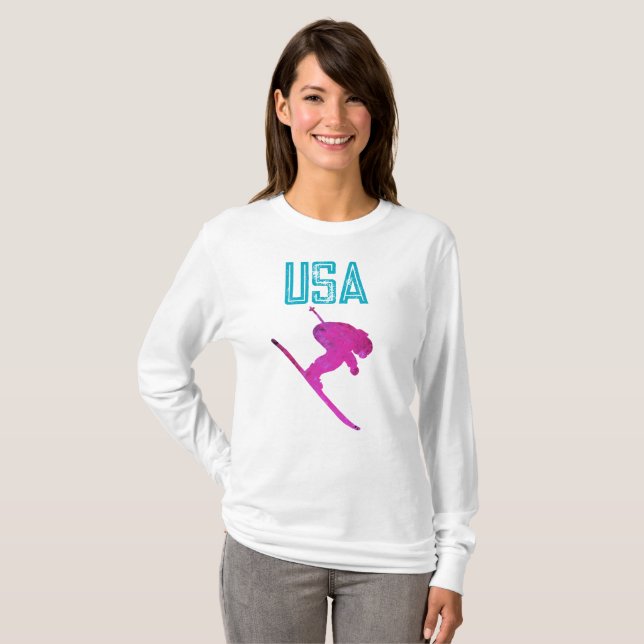 CAMISETA ESQUIADOR (Frente Completa)