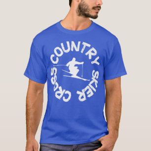 Camiseta Esquiador Cross Country Esporte De Inverno Legal C