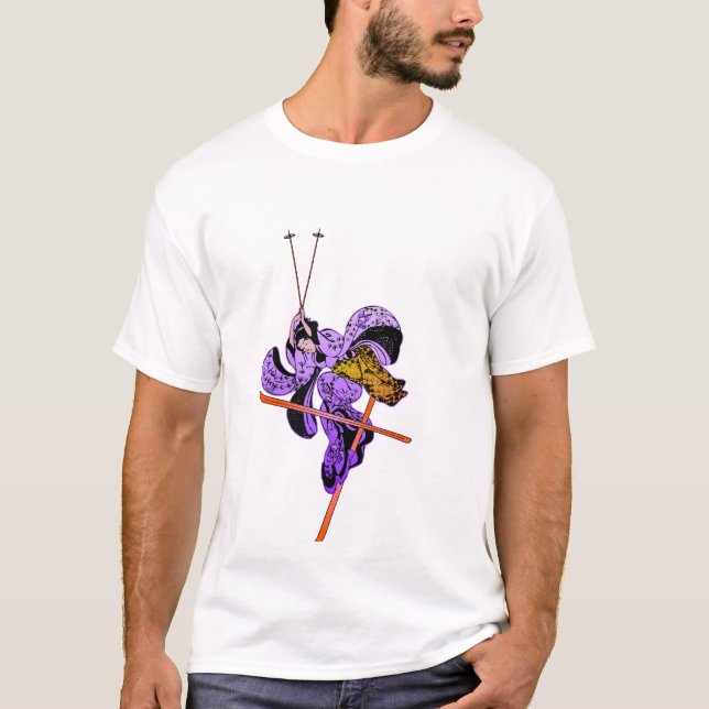 Camiseta Esquiador da gueixa (Frente)