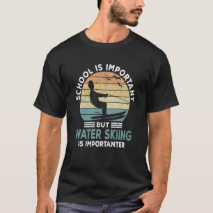 Camiseta Esquiador de Água Dizendo Água Esportiva Esqui Águ