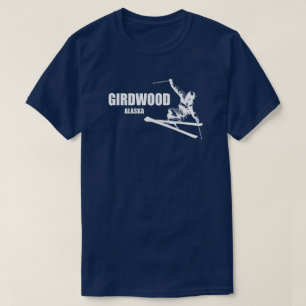 Camiseta Esquiador de Girdwood Alasca