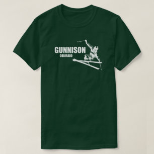 Camiseta Esquiador de Gunnison Colorado