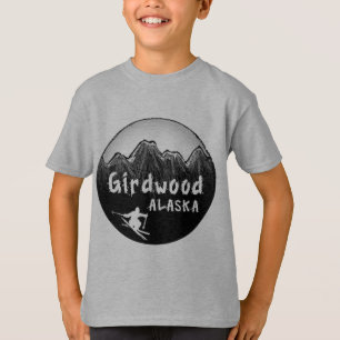 Camiseta Esquiador Girdwood Alaska