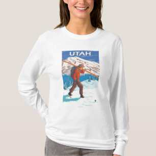 Camiseta Esquiador que leva SkisUtah
