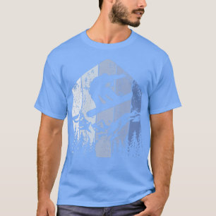 Camiseta Esquiador Vintage Montanha Inverno Snowboard Neve