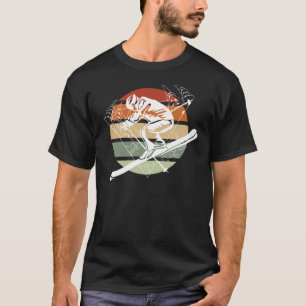 Camiseta Esquiadores de Esqui Vintage