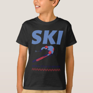 Camiseta Esquiando com Estilo pelas Encostas