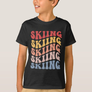 Camiseta Esquiando Groovy Esqui Esquiador