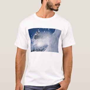 Camiseta Esquiando no Resort Snowbird, Wasatch