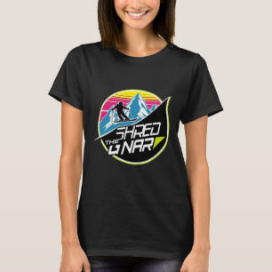 Camiseta Esquiar Gnar Freestyle Diamante Inverno Spo