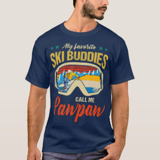 Camiseta Esquiar Meus Amigos De Esqui Favoritos Me Chamam D