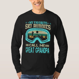 Camiseta Esquiar Meus Amigos De Esqui Favoritos Me Chamam D