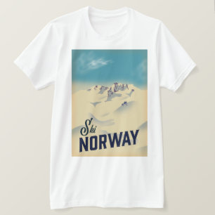 Camiseta Esquiar Noruega