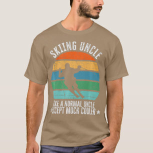 Camiseta Esquiar Tio Como Tio Normal Exceto Muito Engraçad