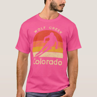 Camiseta Esquiar Wolf Creek Colorado Montanha