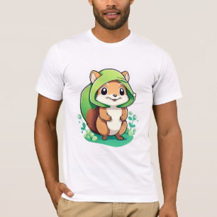 Camiseta Esquilo animal adorável