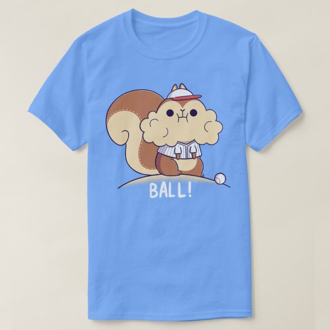 Camiseta Esquilo Baseball (Frente do Design)