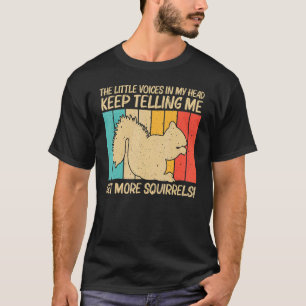 Camiseta Esquilo Bonito Para Homens, Esquilo, Pet Rodand 7