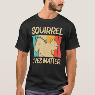 Camiseta Esquilo Bonito Para Homens Esquilos Pobre Rodado