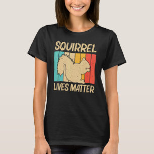 Camiseta Esquilo Bonito Para Homens Esquilos Pobre Rodado
