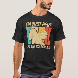 Camiseta Esquilo Bonito Para Homens Esquilos Pobre Rodado