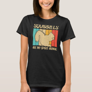 Camiseta Esquilo Bonito Para Homens Esquilos Pobre Rodado