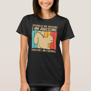 Camiseta Esquilo Bonito Para Mulheres Homens Esquilo Pet Ro
